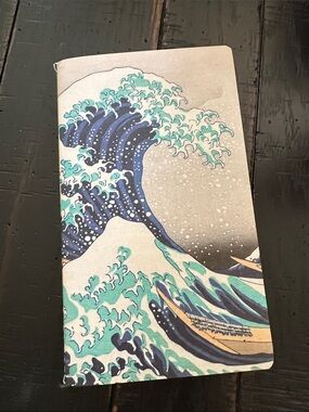 Wave Art Notebook - Blue & Teal Cover
